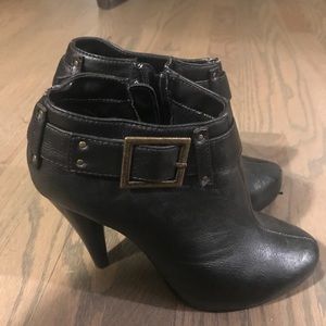 Black high heel Ankle Booties